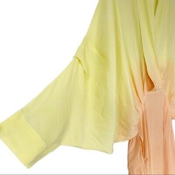 NWOTS S/W/F revolve draped sunset ombre dress - Picture 10 of 11